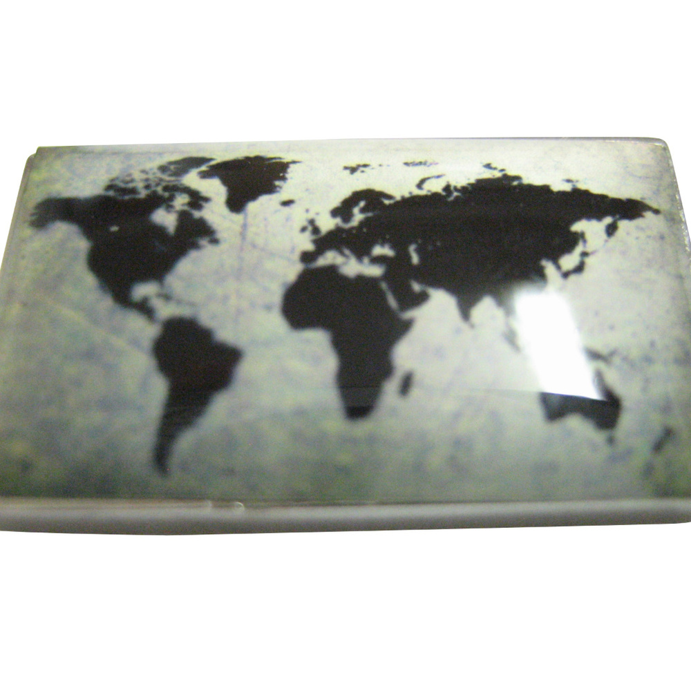Rectangular World Map Magnet - image 1